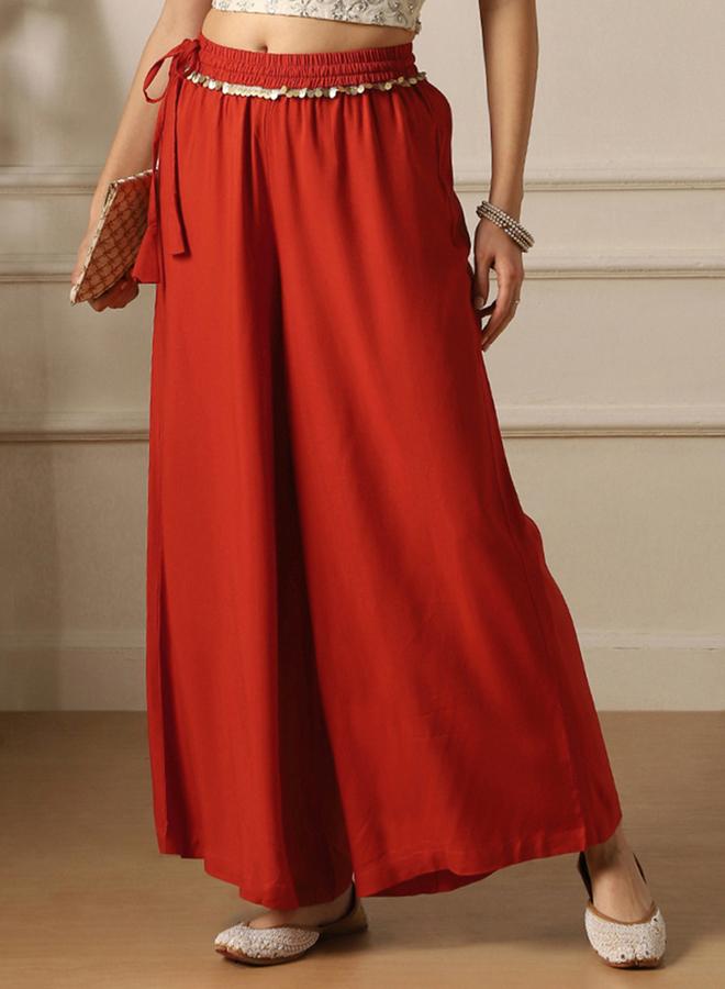 جلو باص بنطلون بالازو - Image 1